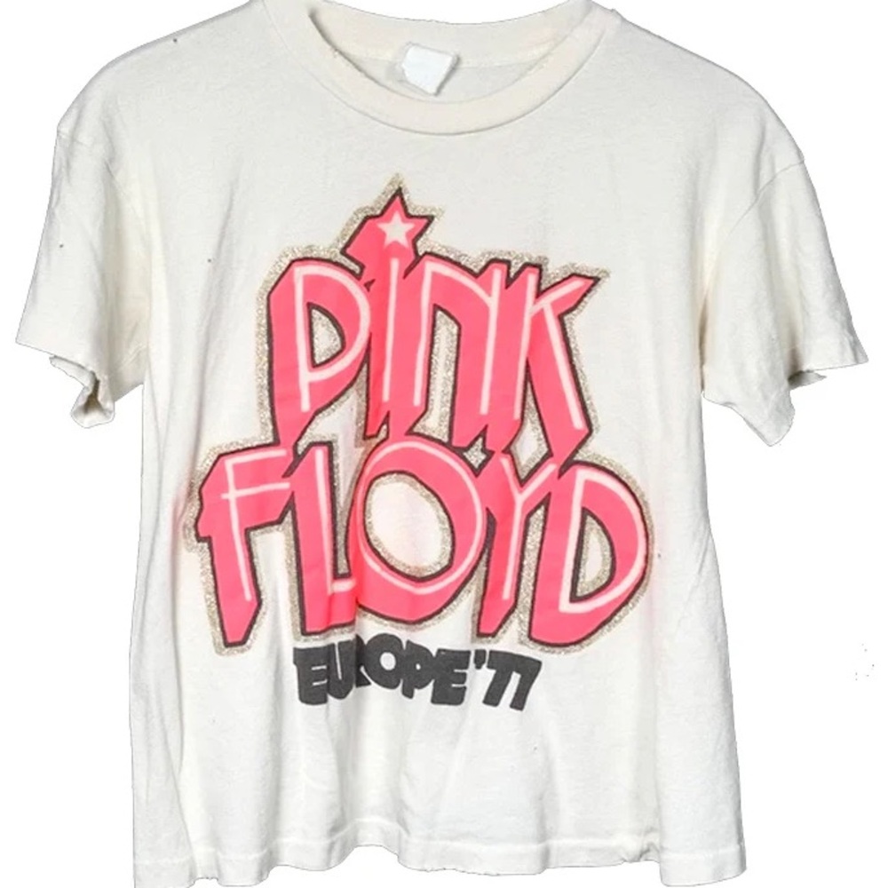 Madeworn Pink Floyd Cropped Tee